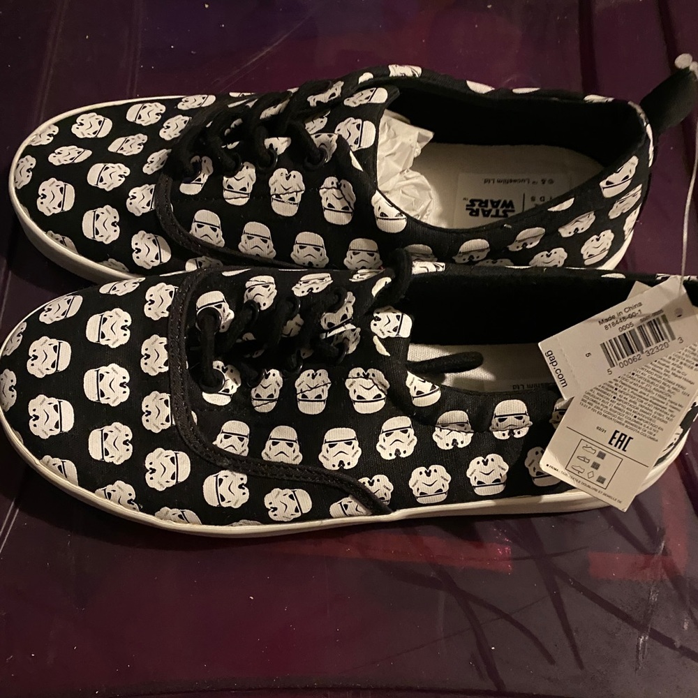 Gap Star Wars collection Stormtroopers shoes